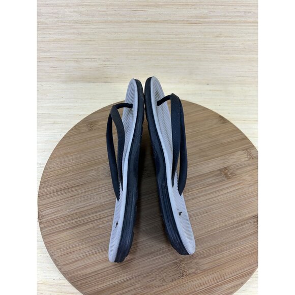 Nike Solarsoft Thong 2 Flip Flop Black Gray Sandals Womens Size 6 - Picture 8 of 9